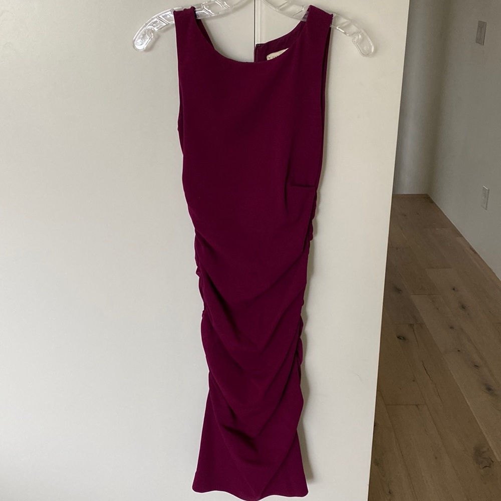 Nicole Miller Size 2 plum colored gorgeous dress.